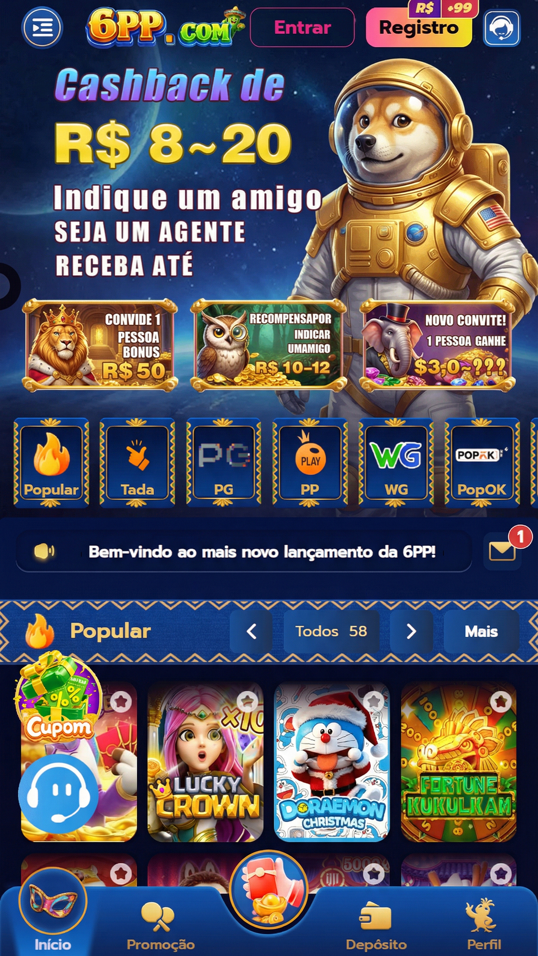 como processar um cassino online 