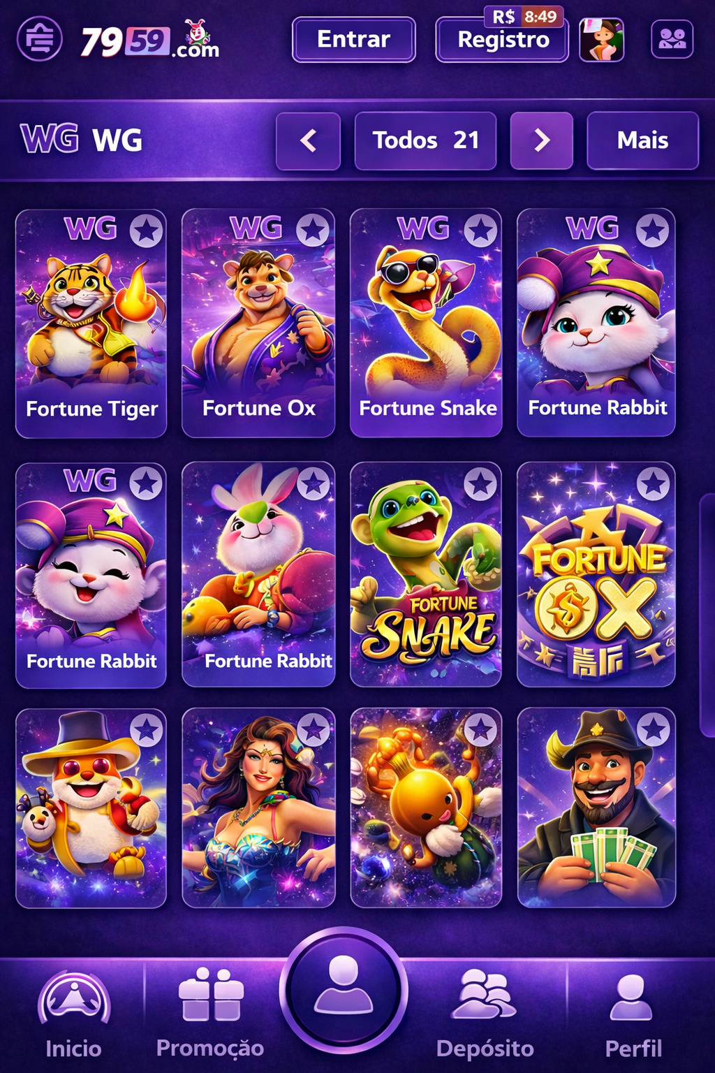 fortune tiger pg demo 
